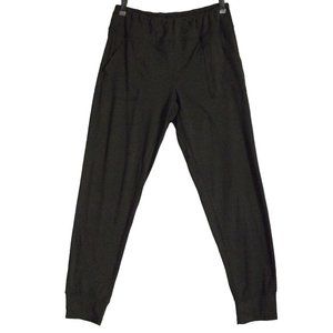 RUE21 Ankle Pants Womens Large x 28"inseam green mid rise soft poly rayon